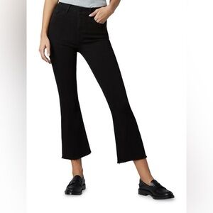 DL1961 PREMIUM DENIM Black Bridget Boot High Rise Instasculpt Crop Jeans 30